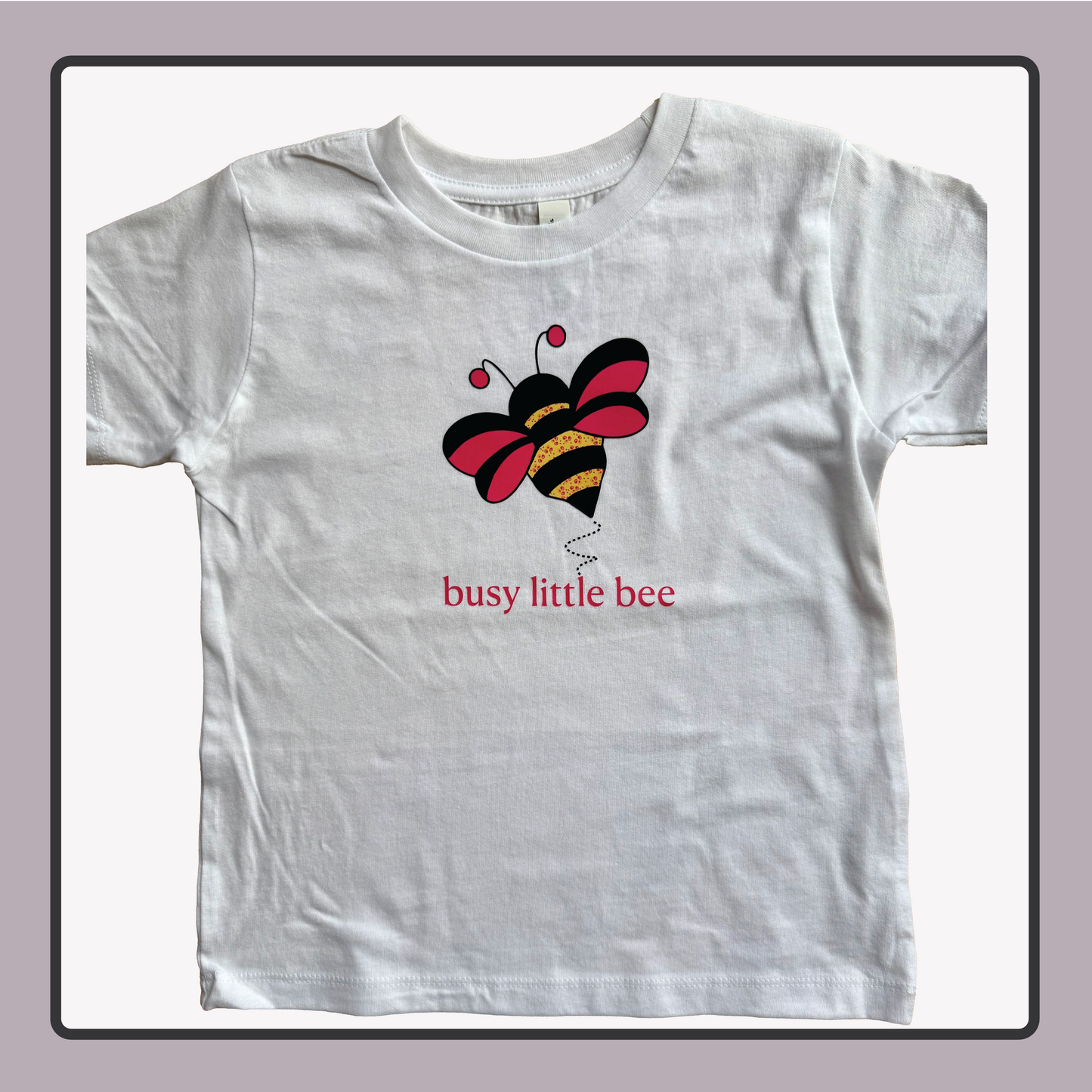 Busy Little Bee Short Toddler Tee