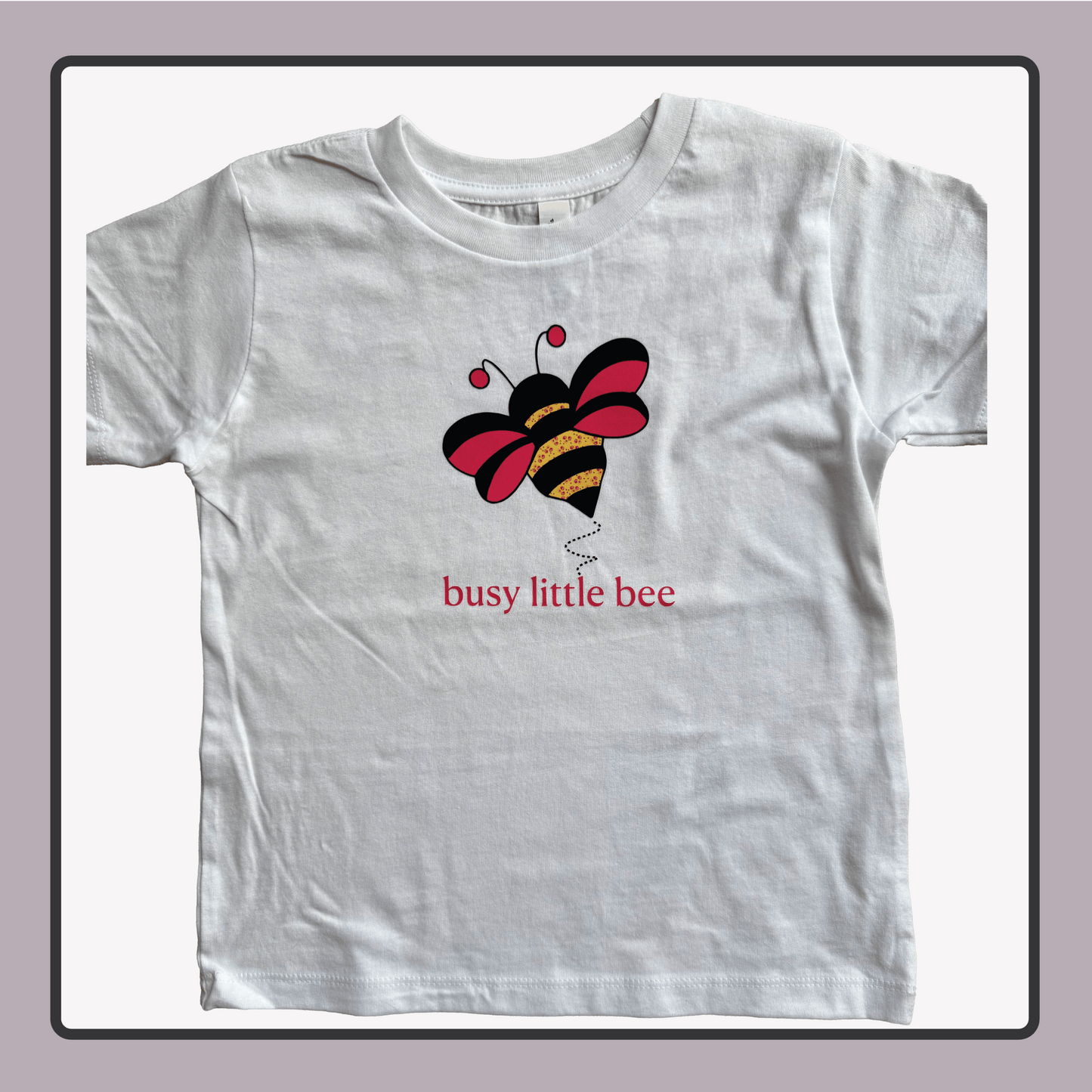Busy Little Bee Short Toddler Tee