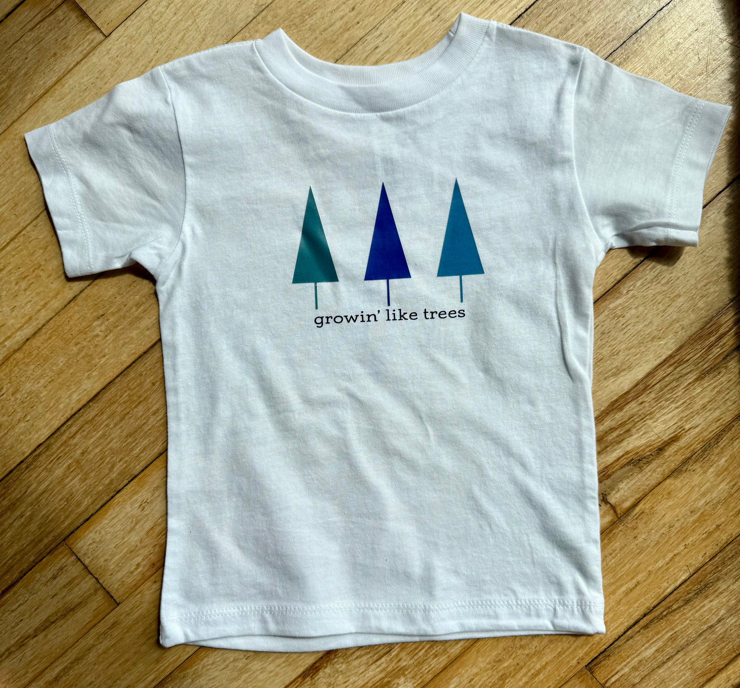 Grown' like trees - blues and greens