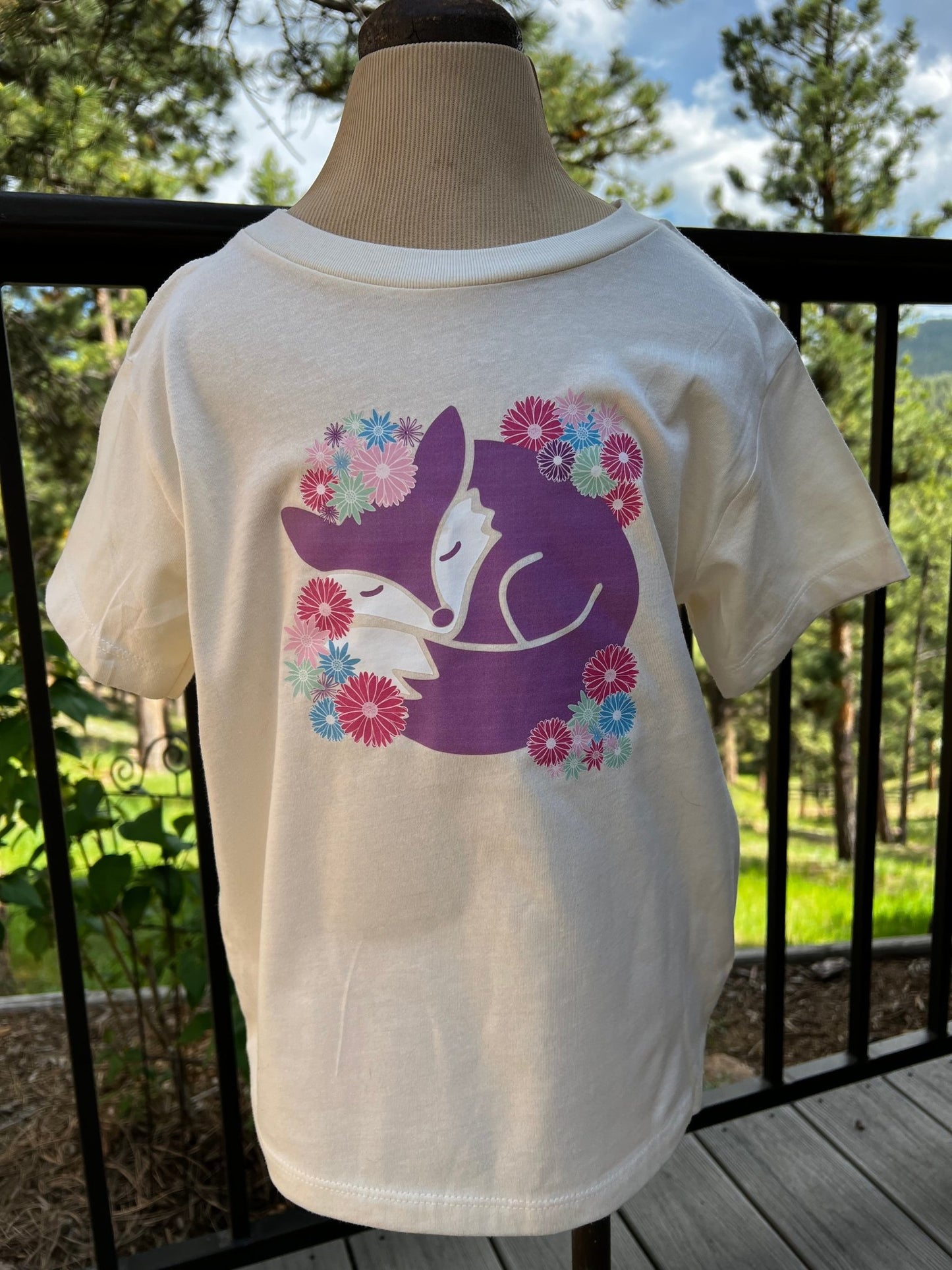 Woodland Fox - short sleeve tee