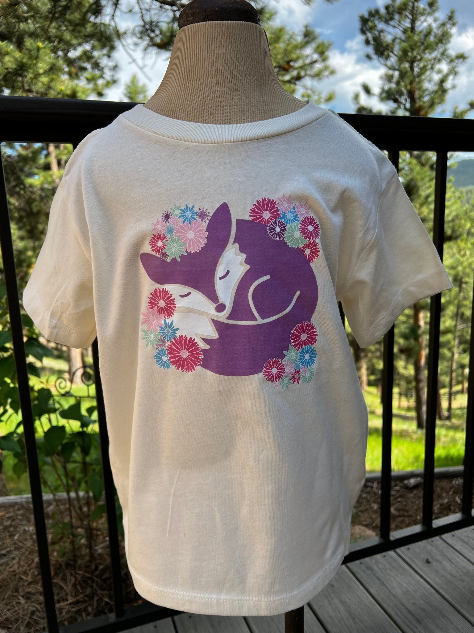 Woodland Fox - short sleeve tee