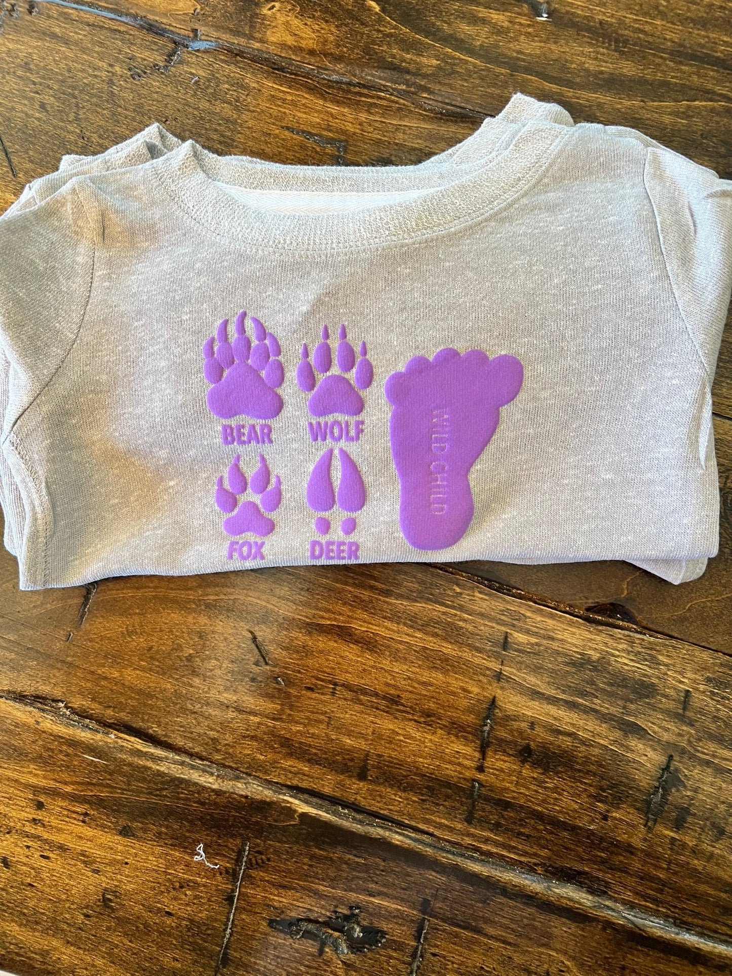 Animal Prints Sweatshirt - Purple