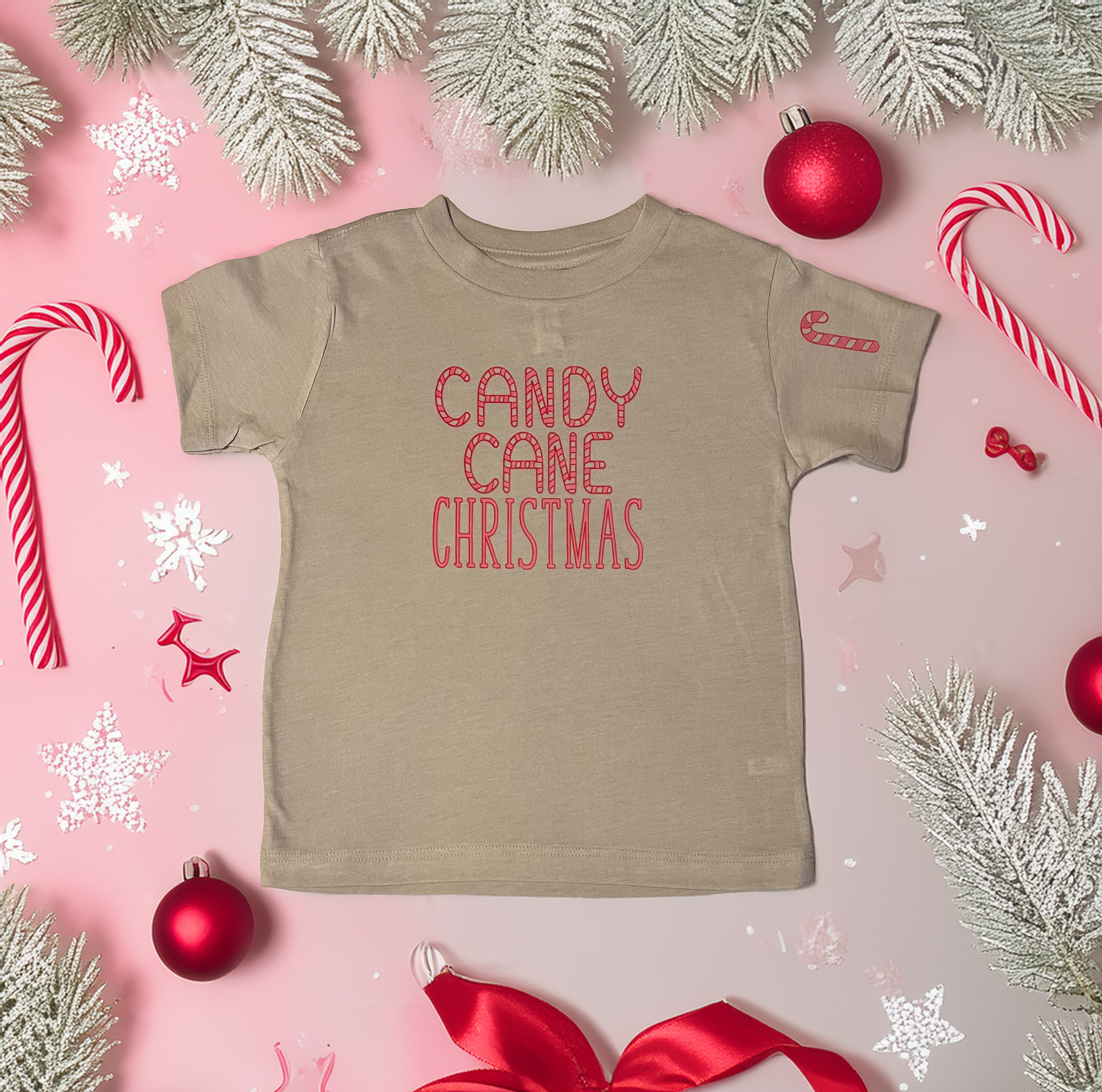 Candy Cane Christmas Tee