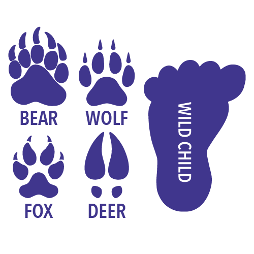 Animal Prints -Short Sleeve Tee- Purple