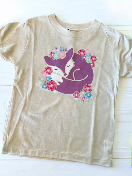 Woodland Fox - short sleeve tee