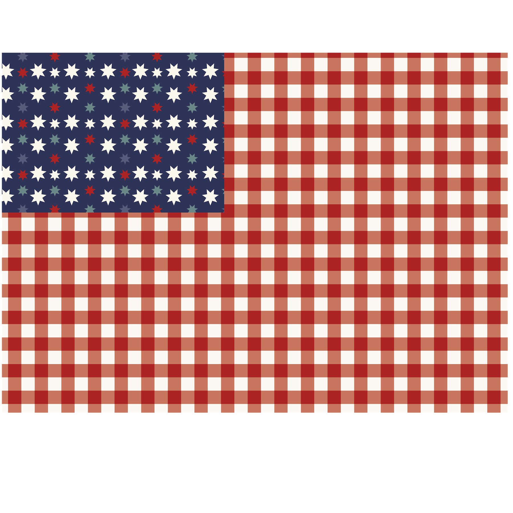 Stars, Stripes & Sweet Gingham – Toddler Tee