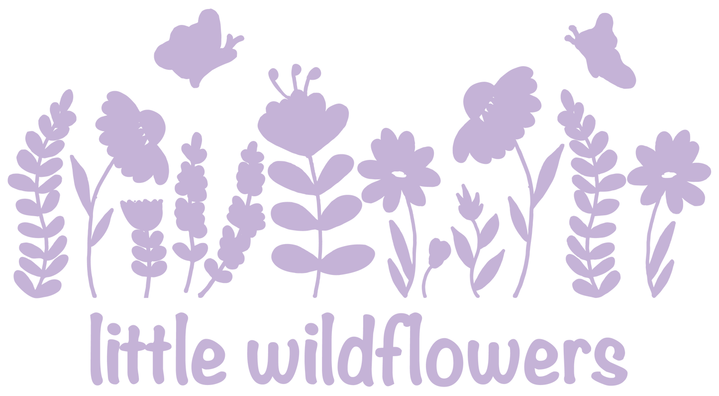 Lavender Wildflowers Puff Tee – Toddler Short Sleeve