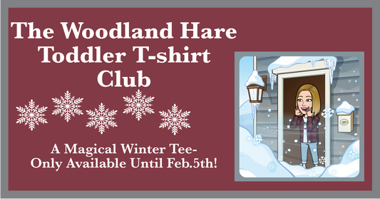 Embracing the Magic of Snowflakes with Our February Toddler T-shirt Club Tee!