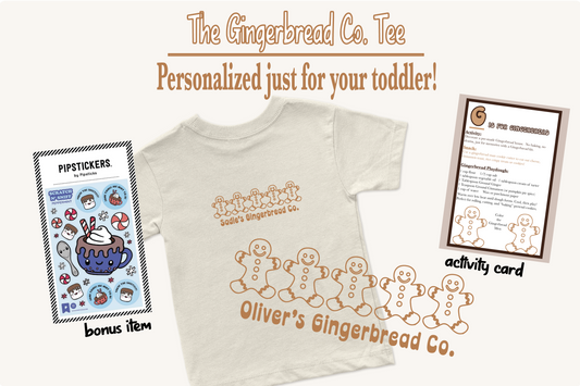 🎁 November Toddler T-Shirt Club Unboxing: The Gingerbread Co. Tee