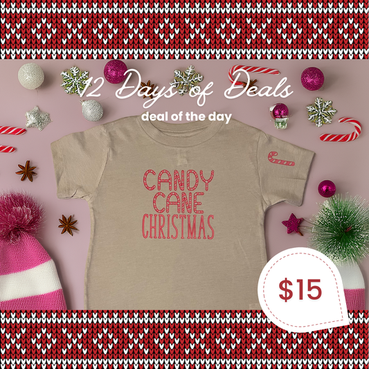 Candy Cane Christmas Tee