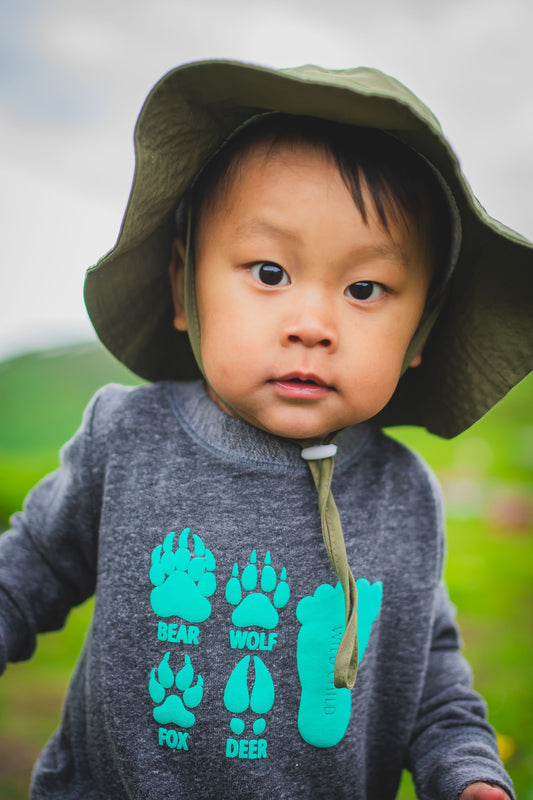 Animal Prints - Sweatshirt-Teal