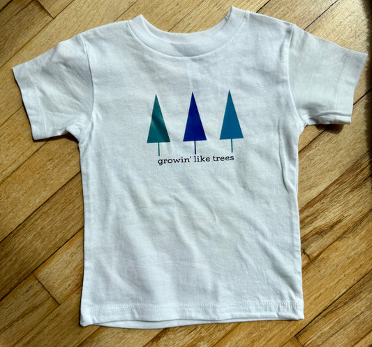 Grown' like trees - blues and greens
