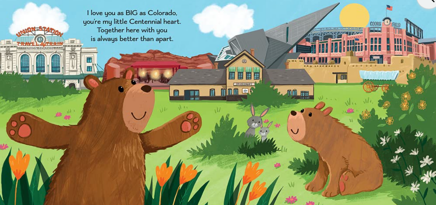 I Love You as Big as Colorado: A Sweet Love Board Book for Toddlers, the Perfect Stocking Stuffer!