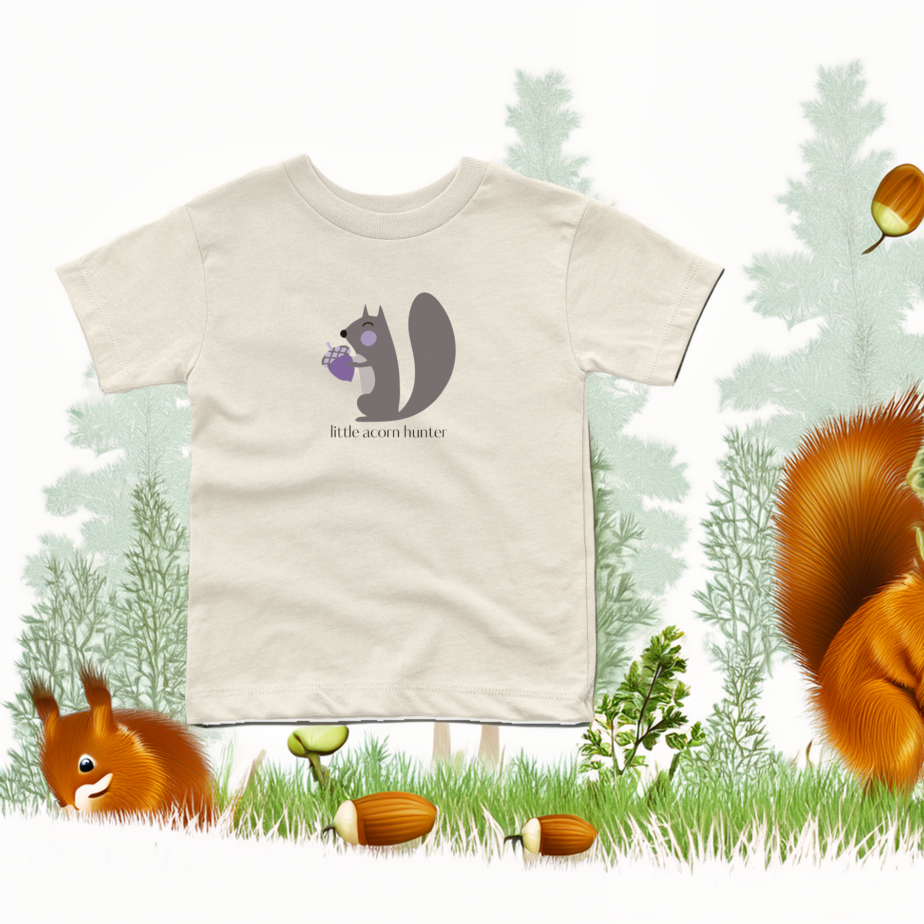 Little Acorn Hunter Tee
