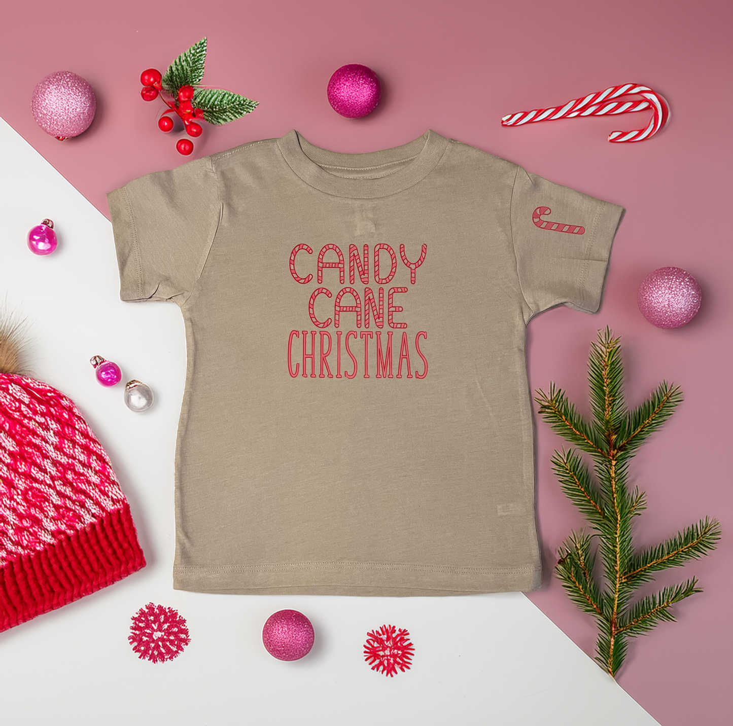 Candy Cane Christmas Tee