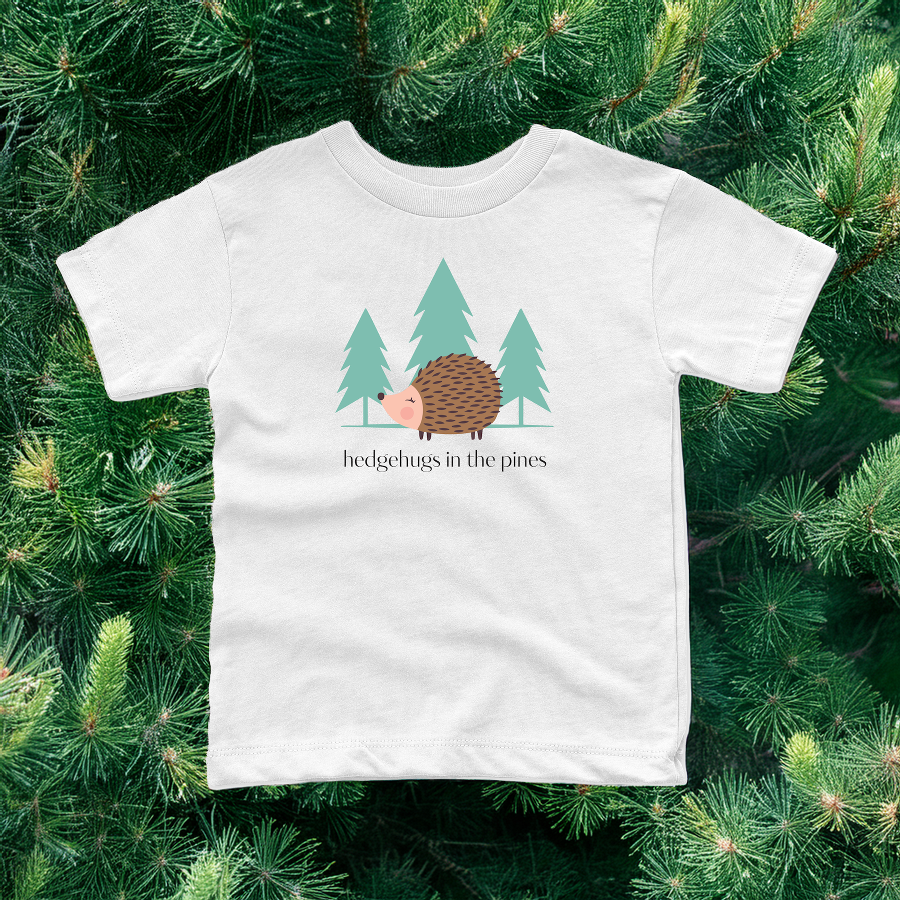 Hedgehugs in the Pines Toddler Tee