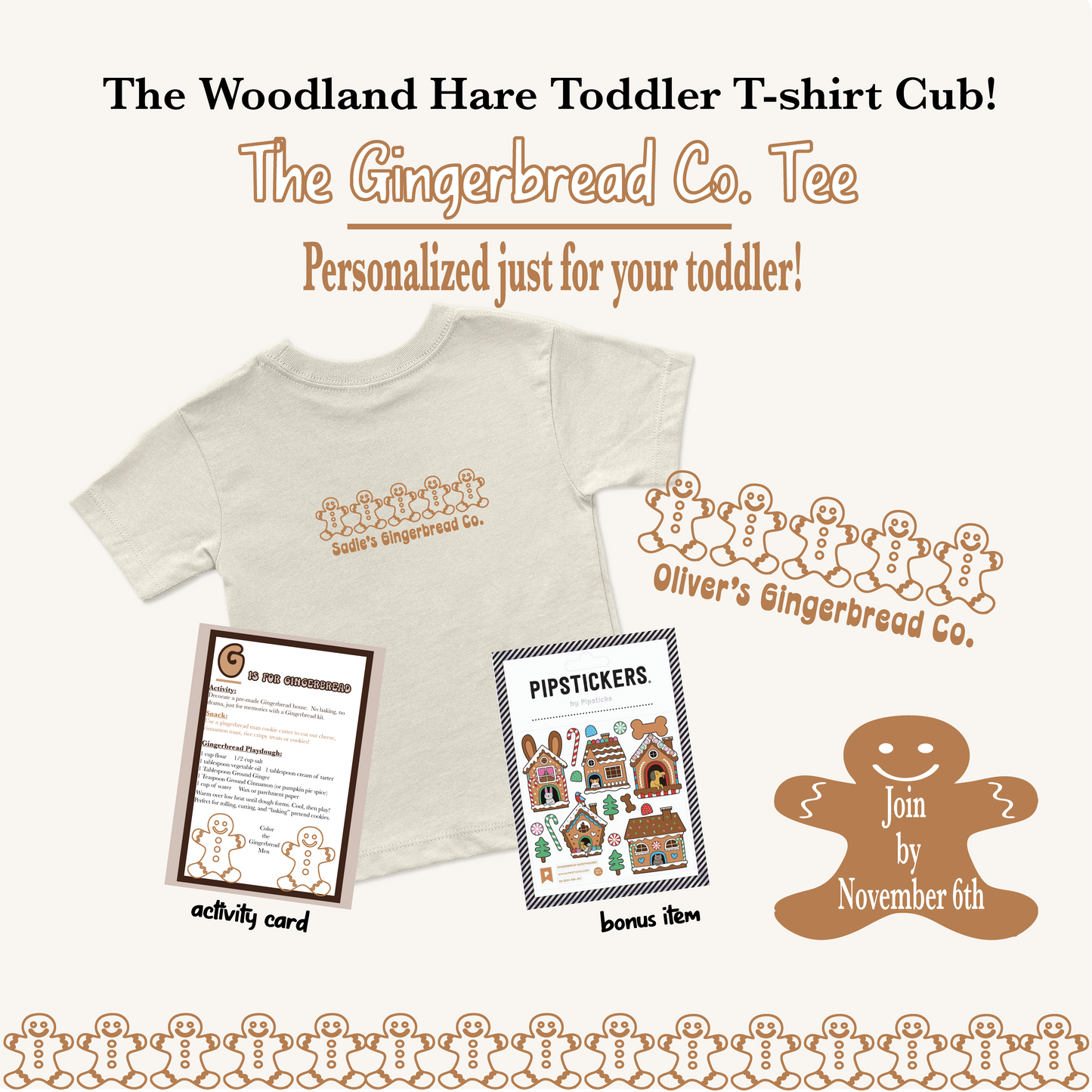 The Woodland Hare  Monthly T-Shirt Club