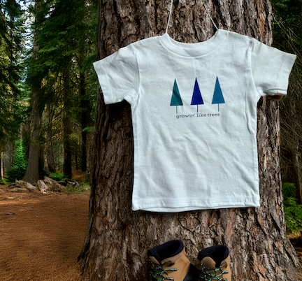 Grown' like trees - blues and greens